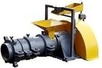 Узел экструдера, пушка, рабочая часть 300 кг/ч